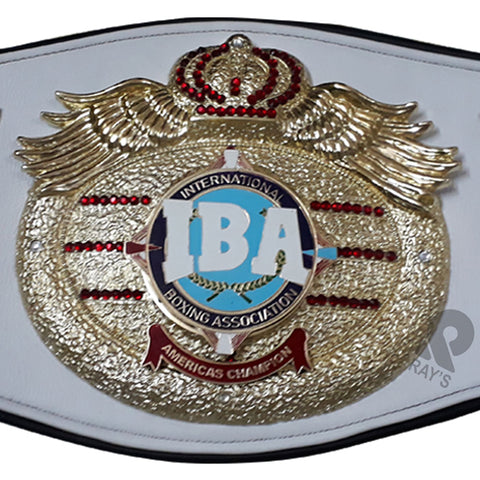 RAY'S IBA AMERICAS CHAMPION REPLICA WHITE BELT ADULT SIZE