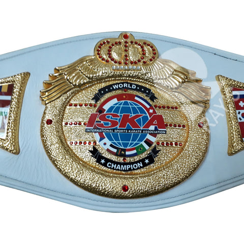 RAY'S ISKA BOXING CHAMPION REPLICA BELT ADULT SIZE