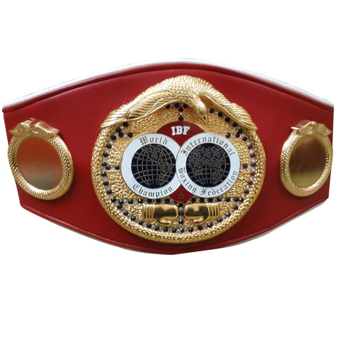 RAY'S IBF WORLD BOXING CHAMPION REPLICA BELT, ADULT SIZE