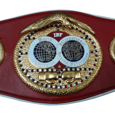 RAY'S IBF WORLD BOXING CHAMPION REPLICA BELT, ADULT SIZE