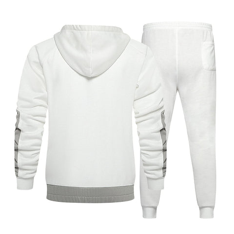 RAY'S Men's Tracksuit Sweatsuit Set Long Sleeve 2 Piece Hoodies Tracksuit Athletic Suit Sport Casual Fitness Jogging Outfits