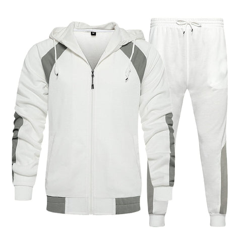 RAY'S Men's Tracksuit Sweatsuit Set Long Sleeve 2 Piece Hoodies Tracksuit Athletic Suit Sport Casual Fitness Jogging Outfits