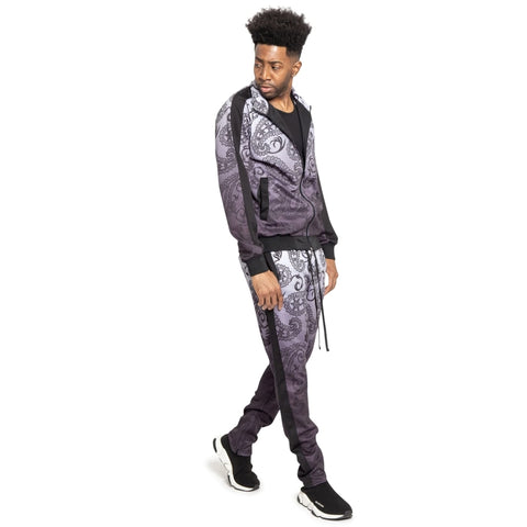 RAY'S Unisex Athletic Tracksuit Set,Cambo Pattern, 2-Piece Polyester, Long Sleeve with Side Zip Pockets, Athletic Regular Fit