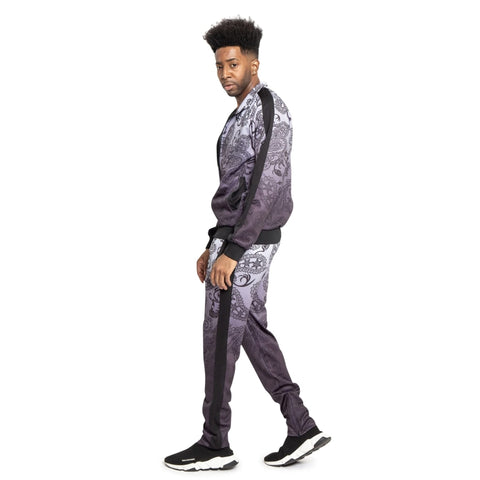 RAY'S Unisex Athletic Tracksuit Set,Cambo Pattern, 2-Piece Polyester, Long Sleeve with Side Zip Pockets, Athletic Regular Fit