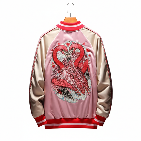RAY'S Flamingo Heart Sukajan Jacket ADULT SIZE