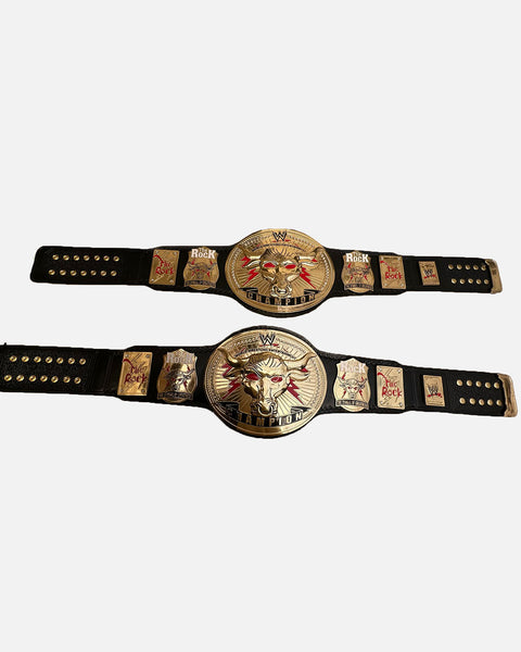 THE ROCK WRESTLING CHAMPION REPLICA BELT ADULT SIZE