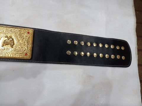 RAY'S FANDU BIG GOLD WORLD HEAVYWEIGHT CHAMPIONSHIP REPLICA BELT, ADULT SIZE