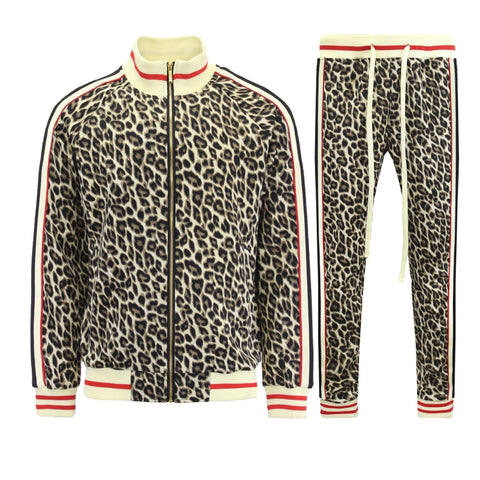 RAY'S Unisex Athletic Tracksuit Set,Cambo Pattern, 2-Piece Polyester, Long Sleeve with Side Zip Pockets, Athletic Regular Fit