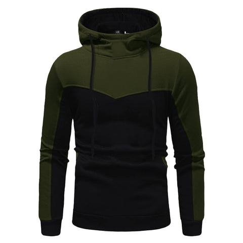 Men's Tracksuit Set, Colour Block Design in different colour, Hooded Sweatshirt with Matching Jogger Pants