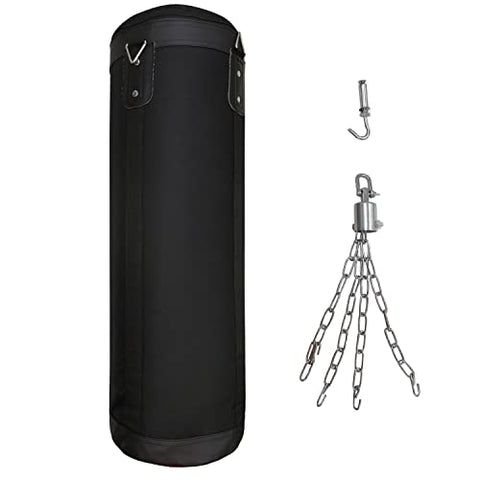RAYS Heavy Punching Bag Black Genuine Leather UNFILLED Size 5 FEET