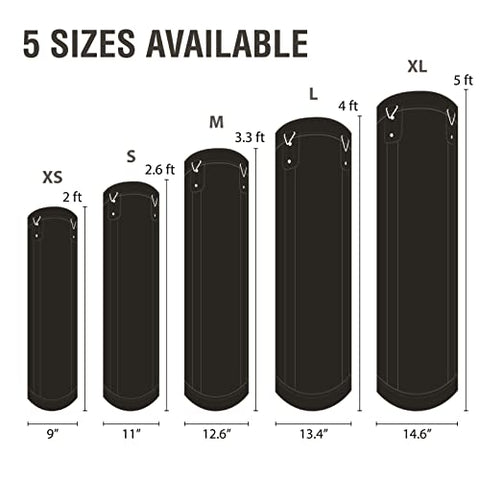RAYS Heavy Punching Bag Black Genuine Leather UNFILLED Size 5 FEET