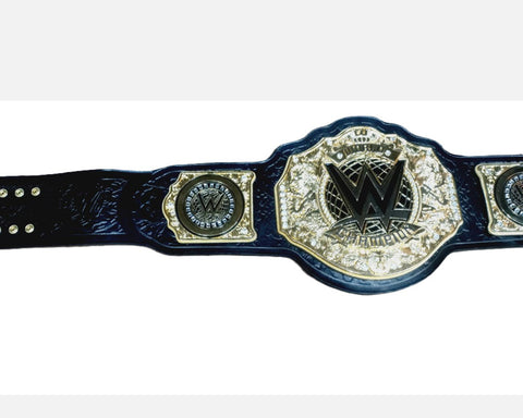 WWE 2023 BLACK STRAP WRESTLING CHAMPION REPLICA BELT ADULT SIZE