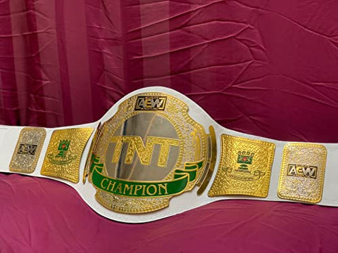RAY'S AEW TNT White Wrestling Champion Replica BELT ADULT SIZE