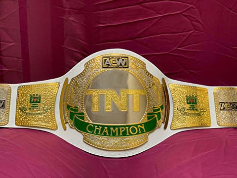 RAY'S AEW TNT White Wrestling Champion Replica BELT ADULT SIZE