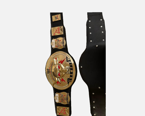 THE ROCK WRESTLING CHAMPION REPLICA BELT ADULT SIZE
