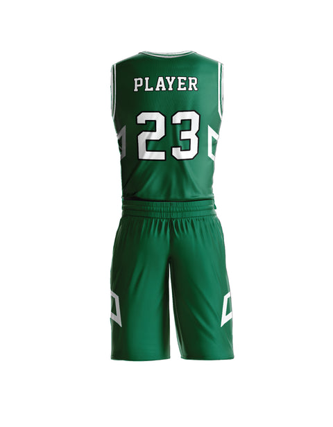 RAY'S Men's Basketball Uniform Set, Yellow and Green Jersey with Customise Number, Athletic Two-Piece Performance Kit
