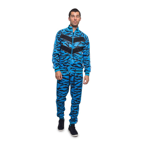 RAY'S Unisex Athletic Tracksuit Set,Cambo Pattern, 2-Piece Polyester, Long Sleeve with Side Zip Pockets, Athletic Regular Fit