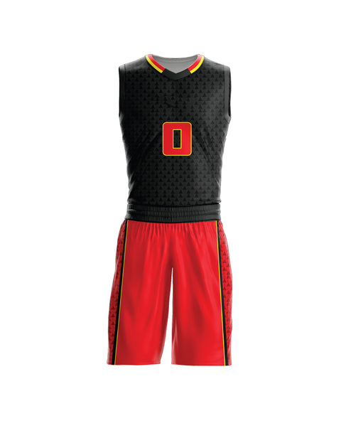 RAY'S Men's Basketball Uniform Set, Yellow and Green Jersey with Customise Number, Athletic Two-Piece Performance Kit