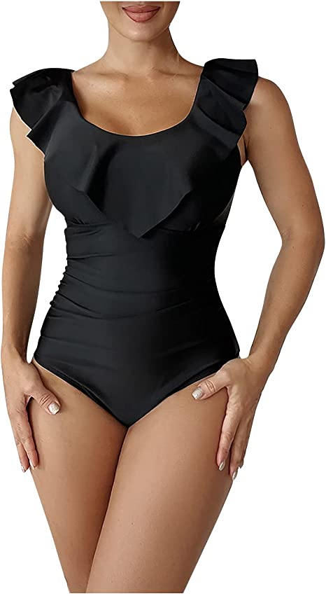 RAY'S Women's Swimsuit,Dress with Ruched Design