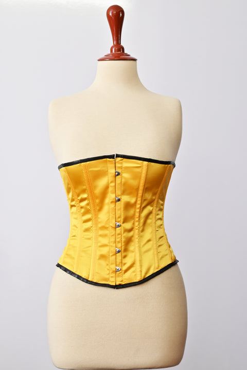 RAY'S CORSET YELLOW LEATHER ADULT SIZE