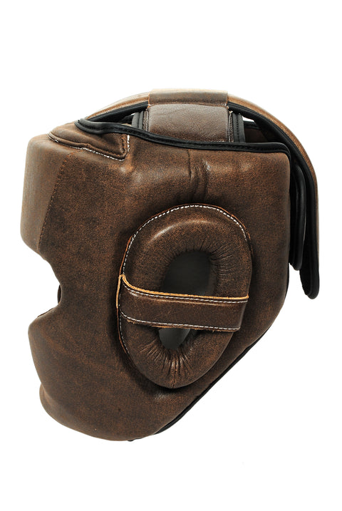 RAY'S PREMIUM LEATHER BOXING HEAD GUARD