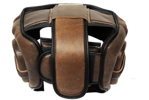 RAY'S PREMIUM LEATHER BOXING HEAD GUARD