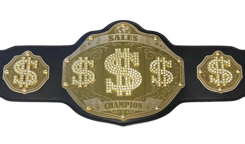 RAY'S MONEY MILLION DOLLAR SALES CHAMPION REPLICA BELT ADULT SIZE