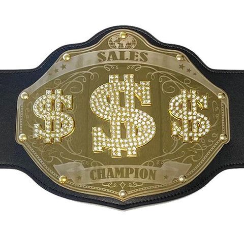 RAY'S MONEY MILLION DOLLAR SALES CHAMPION REPLICA BELT ADULT SIZE
