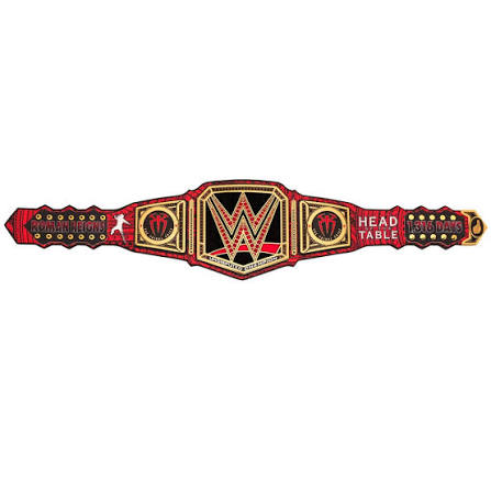 HEAD TABLE 1.316  WRESTLING CHAMPION REPLICA BELT ADULT SIZE