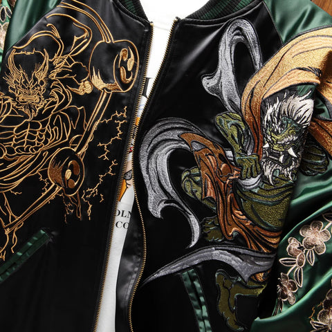 RAY'S Raijin and Fujin Sukajan Souvenir Jacket ADULT SIZE