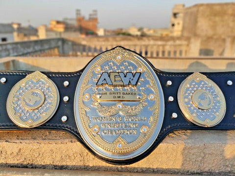 RAY'S AEW DR BRITT BAKER CHAMPIONSHIP REPLICA BELT ADULT SIZE