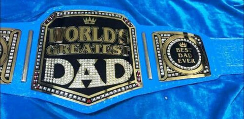 RAY'S WORLD'S GREATEST DAD CHAMPIONSHIP REPLICA BELT, ADULT SIZE